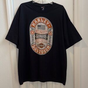 Bert’s Black Widow Harley-Davidson Port Charlotte, FL Graphic T-Shirt Tee NWOT
